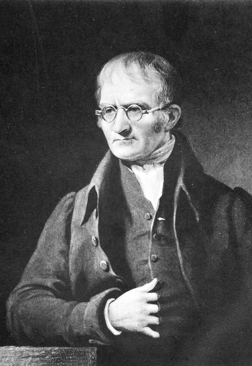 John Dalton, angielski chemik, c1834 1902 autorstwa Unbekannt