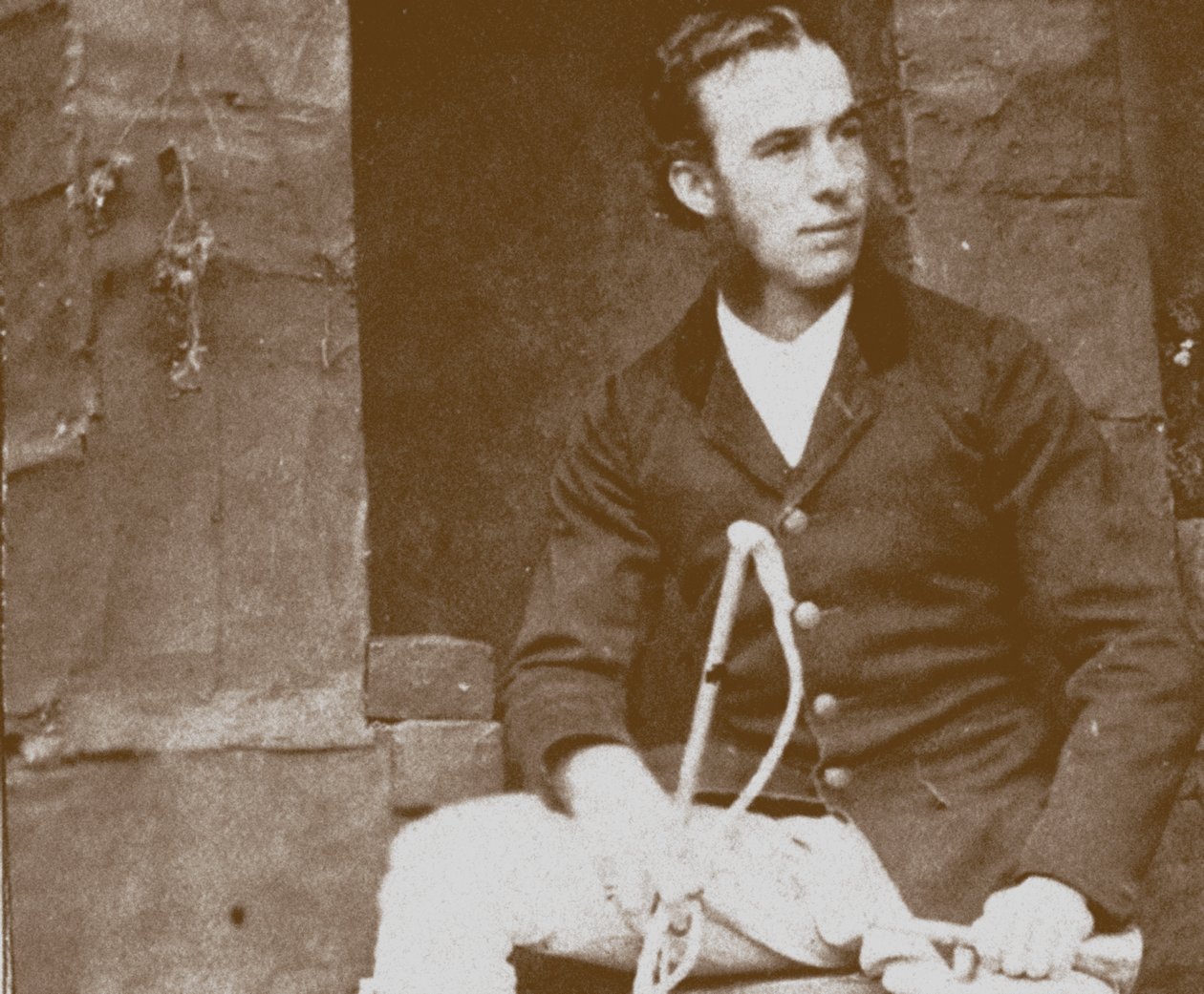 John Douglas, 9. markiz Queensberry 1844-1900 autorstwa Unbekannt