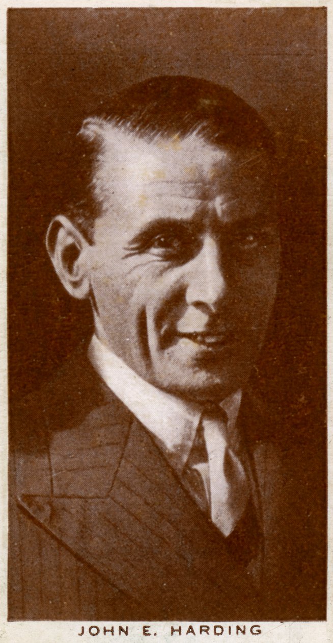 John E Harding, brytyjski menedżer boksu i swat, 1938 autorstwa Unbekannt