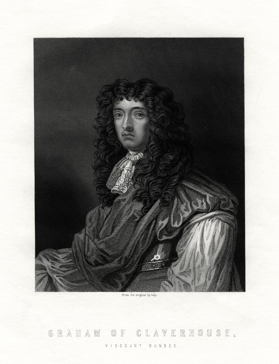 John Graham z Claverhouse, 1. wicehrabia Dundee ok. 1648-1689, XIX wiek autorstwa Unbekannt
