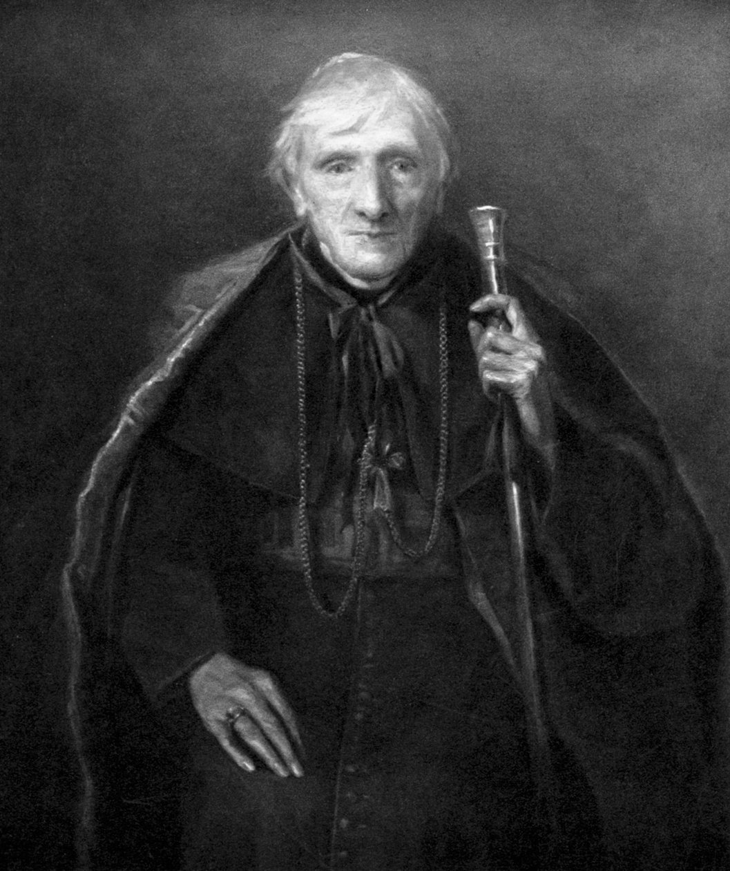 John Henry Newman w podeszłym wieku, brytyjski uczony i teolog, ok. 1885 r. autorstwa Unbekannt