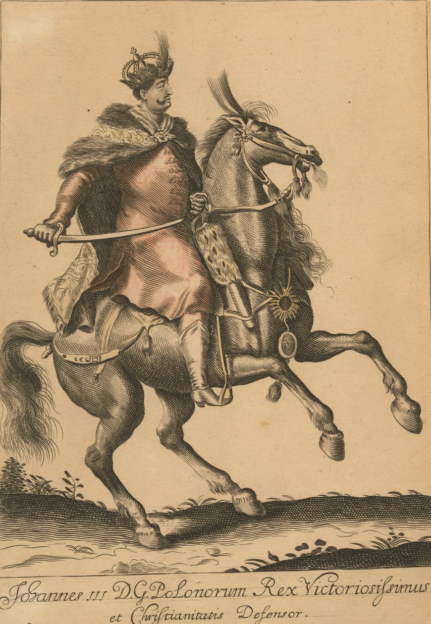 Jan III Sobieski 1629-1696, król Polski i wielki książę litewski, 1683 autorstwa Unbekannt