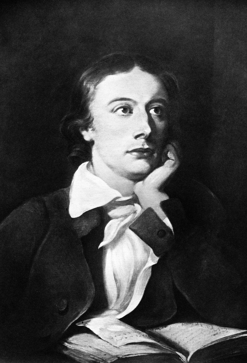 John Keats, angielski poeta, XIX wiek autorstwa Unbekannt