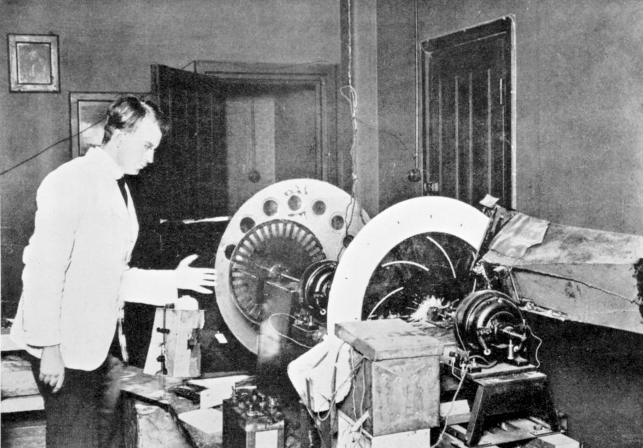 John Logie Baird 1888-1946, szkocki inżynier elektryk i pionier telewizji, lata 20. autorstwa Unbekannt
