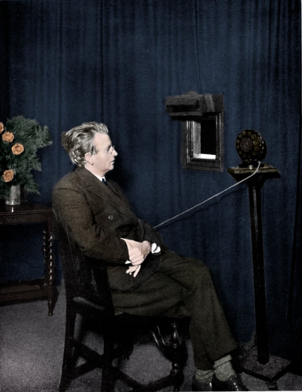 John Logie Baird 1888-1946, szkocki inżynier elektryk i pionier telewizji, lata 20. autorstwa Unbekannt