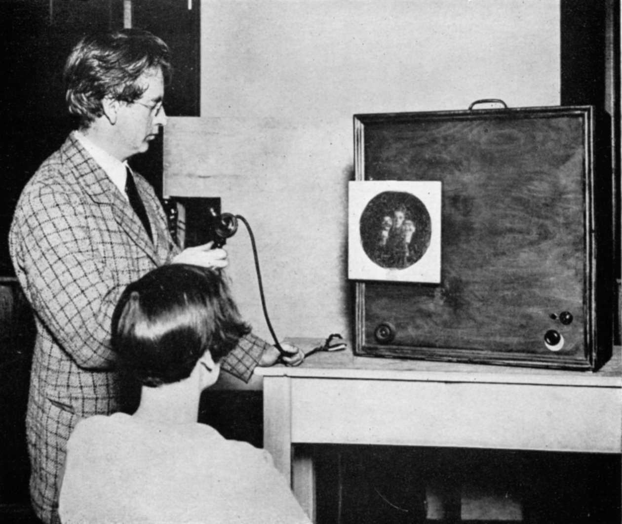 John Logie Baird 1888-1946, szkocki inżynier elektryk i pionier telewizji, lata 20. autorstwa Unbekannt