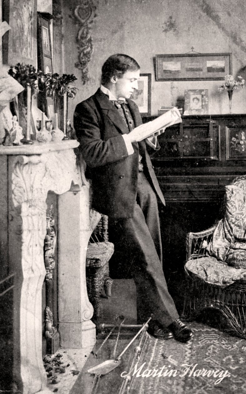 John Martin Harvey 1863-1944, angielski aktor, początek XX wieku autorstwa Unbekannt