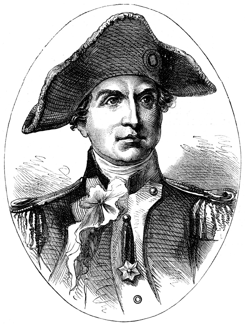 John Paul Jones, amerykański dowódca marynarki wojennej wojny o niepodległość, ok. 1880 r autorstwa Unbekannt