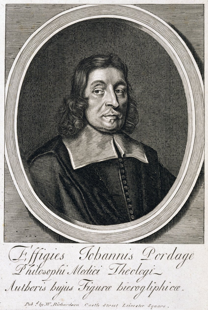 John Pordage, angielski rektor, astrolog i mistyk, ok. 1670s autorstwa Unbekannt
