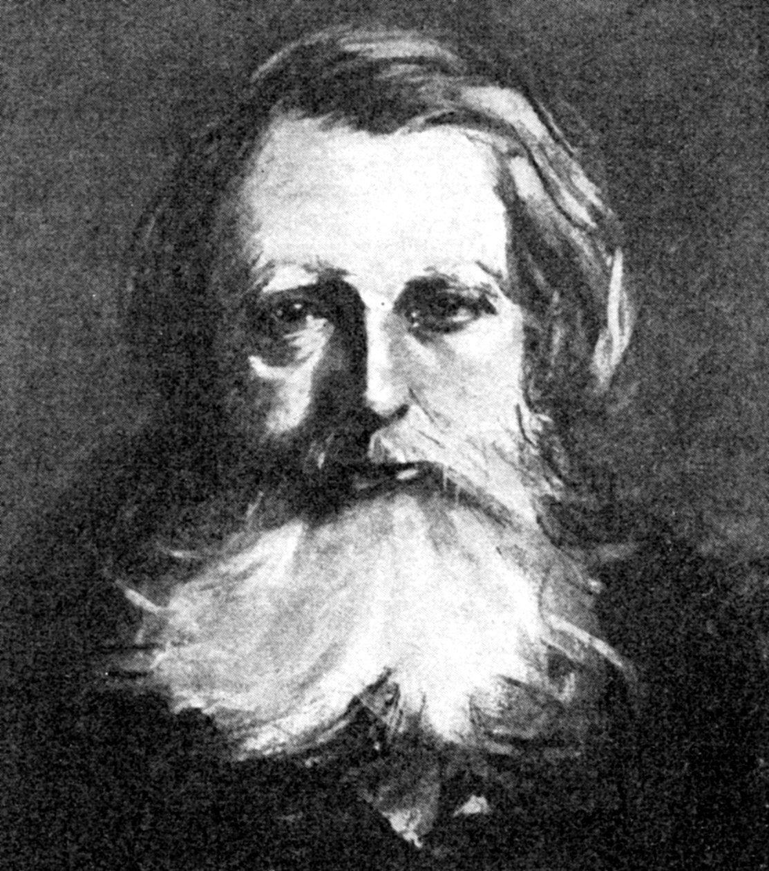 John Ruskin, krytyk sztuki wiktoriańskiej, 1923 autorstwa Unbekannt