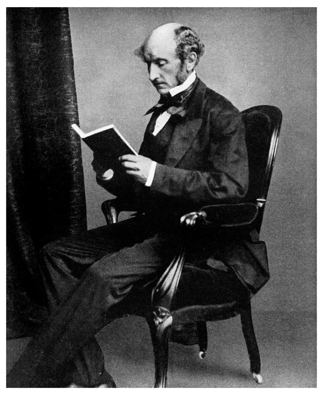 John Stuart Mill, brytyjski filozof i reformator społeczny, XIX wiek 1956 autorstwa Unbekannt