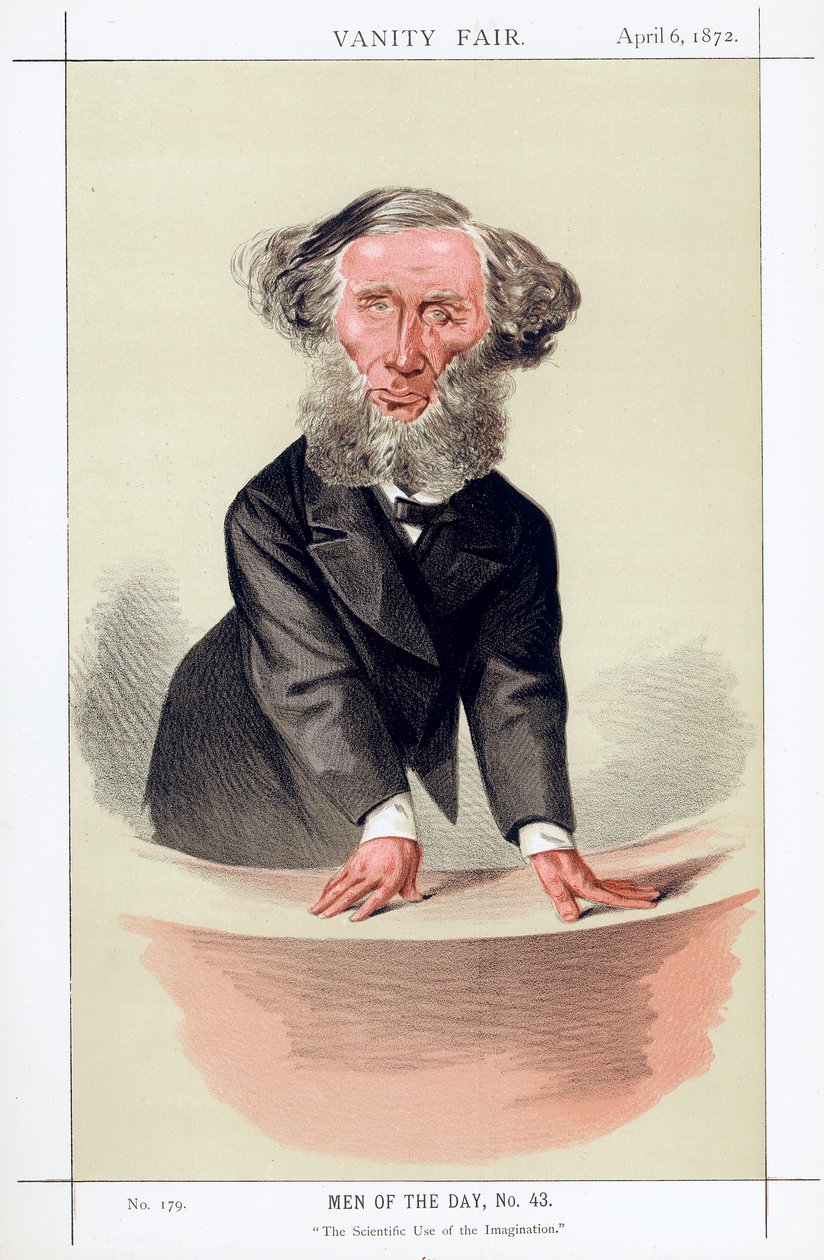 John Tyndall, irlandzki fizyk brytyjski, 1872 autorstwa Unbekannt