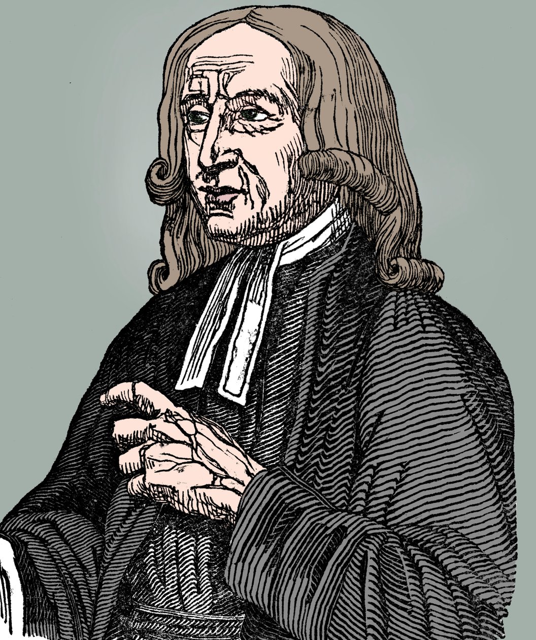 John Wesley, XVIII-wieczny angielski nonkonformistyczny kaznodzieja, 1832 autorstwa Unbekannt