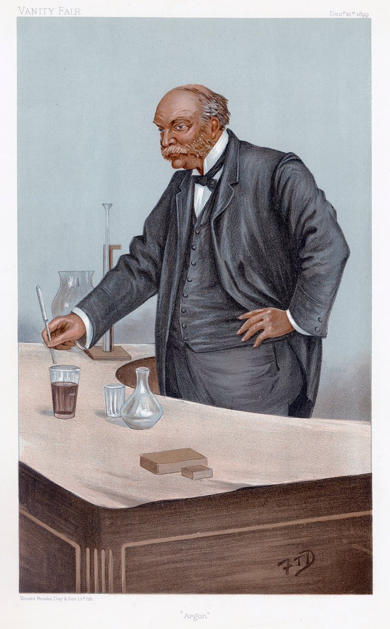 John William Strutt, 3. baron Rayleigh, brytyjski naukowiec, 1899 autorstwa Unbekannt