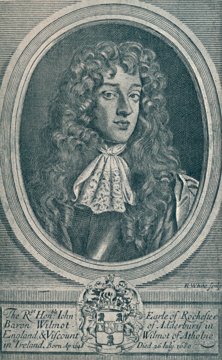 John Wilmot, hrabia Rochester ur. 1648, zm. 1680, 1907 autorstwa Unbekannt