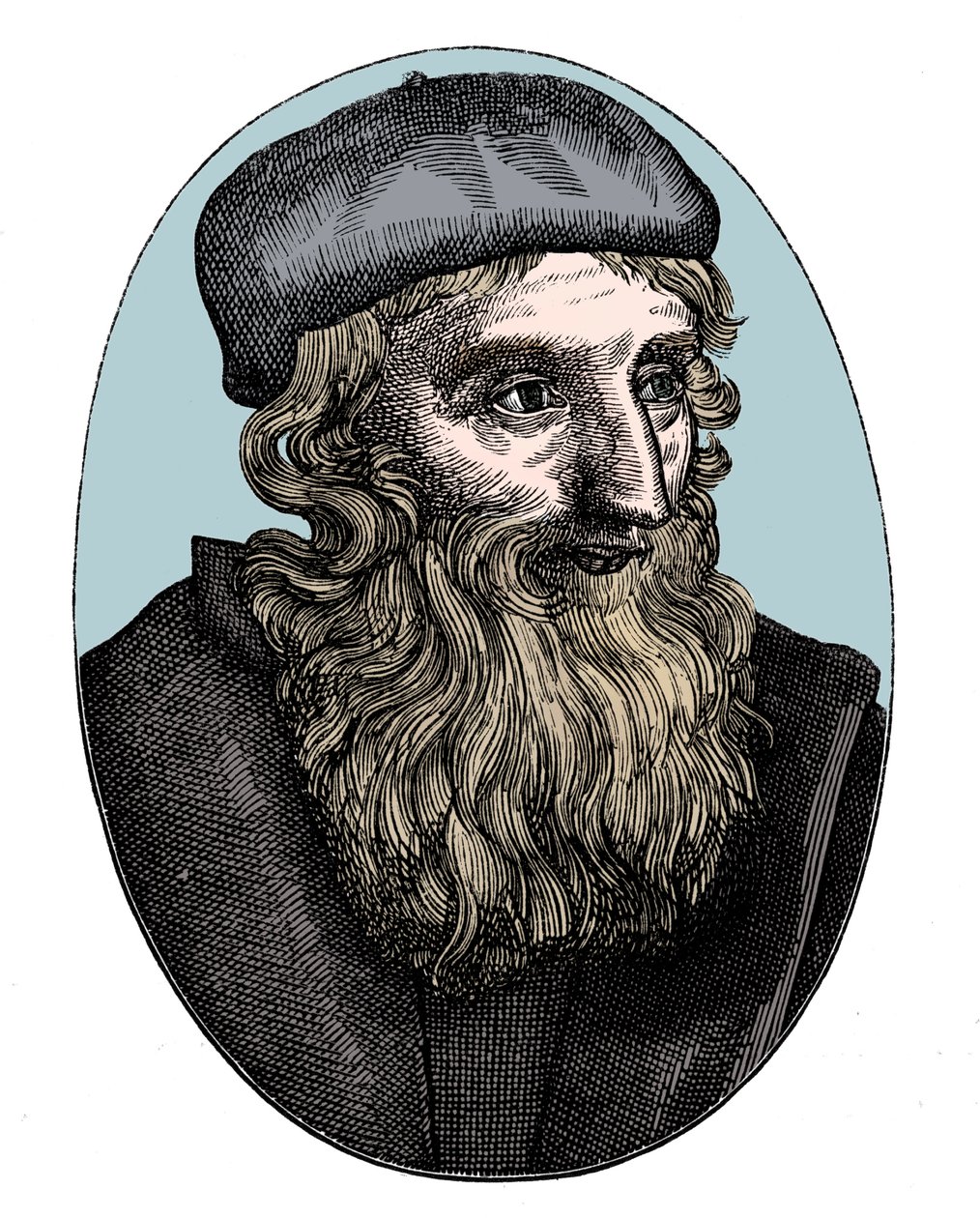 Jan Wiklif, XIV-wieczny angielski reformator religijny, XVI w. autorstwa Unbekannt