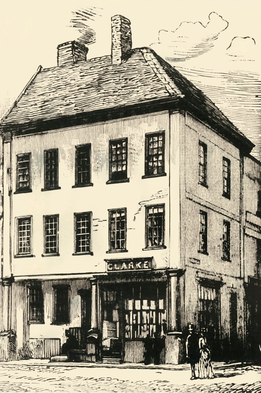 Miejsce urodzenia Johnsona w Lichfield, 1902. autorstwa Unbekannt