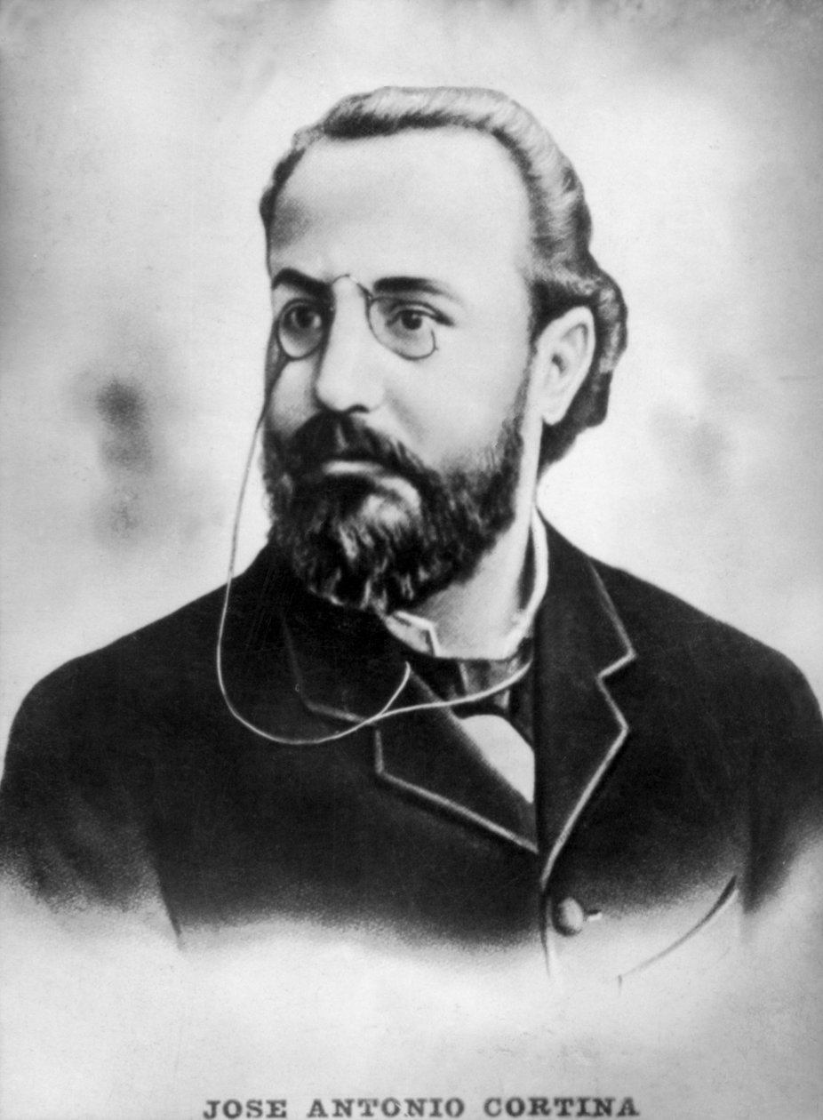 José Antonio Cortina, 1852-1884, lata 20. autorstwa Unbekannt