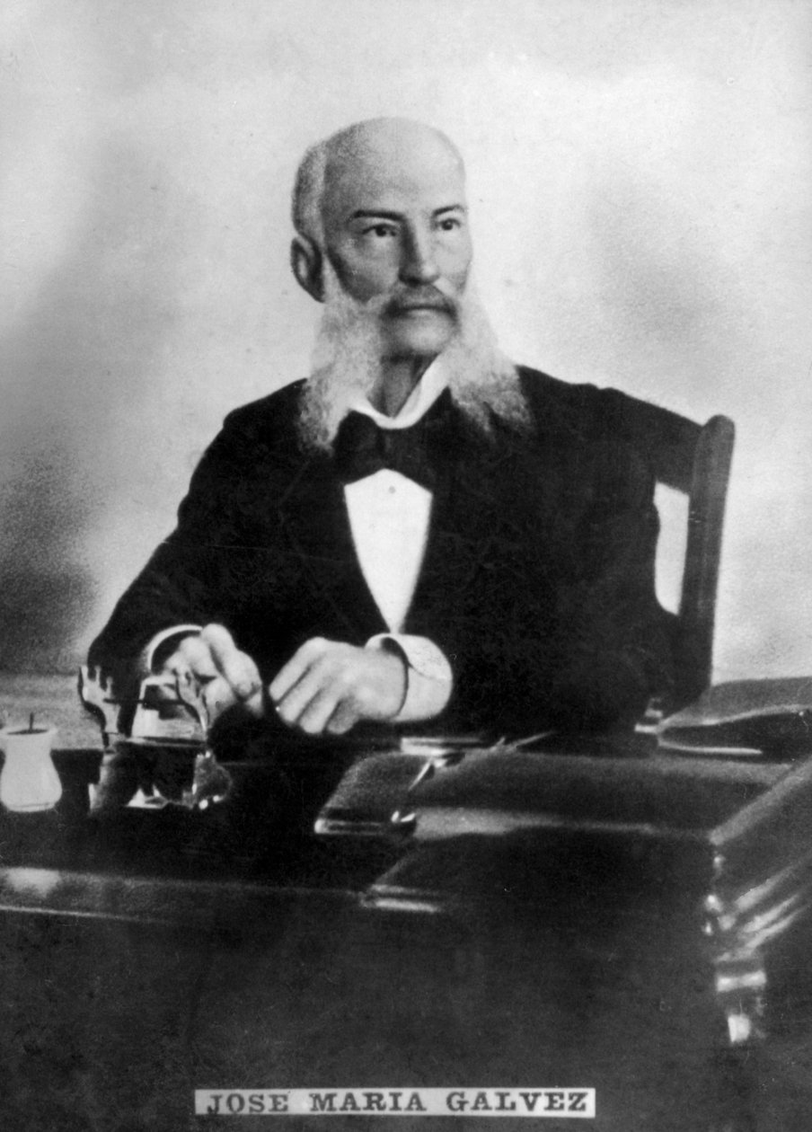 Jose Maria Galvez, 1834-1906, lata 20. autorstwa Unbekannt