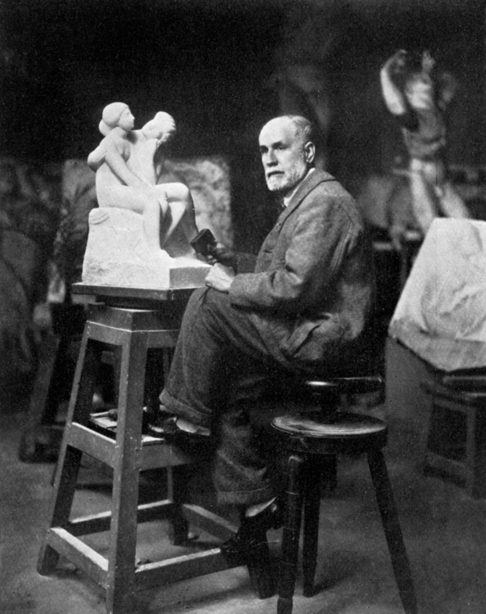 Joseph-Antoine Bernard 1866-1931, francuski rzeźbiarz, 1931 autorstwa Unbekannt