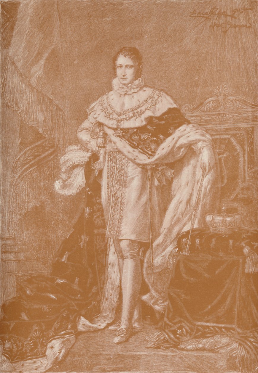 Joseph Bonaparte - król Neapolu, król Hiszpanii, hrabia de Survilliers, c1808, 1896 autorstwa Unbekannt