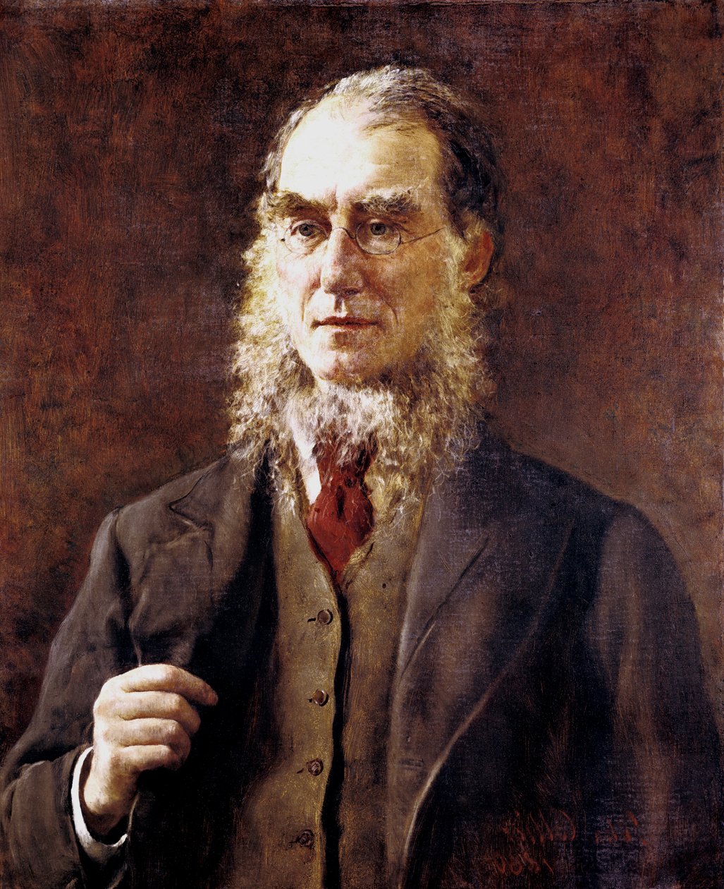 Joseph Dalton Hooker, angielski botanik, geograf roślin i kolekcjoner autorstwa Unbekannt