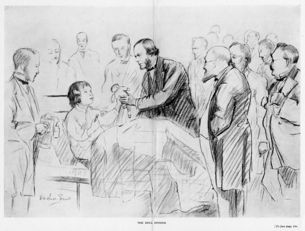 Joseph Lister, angielski chirurg, na swoim oddziale w Glasgow Royal Infirmary, c1867 1927 autorstwa Unbekannt