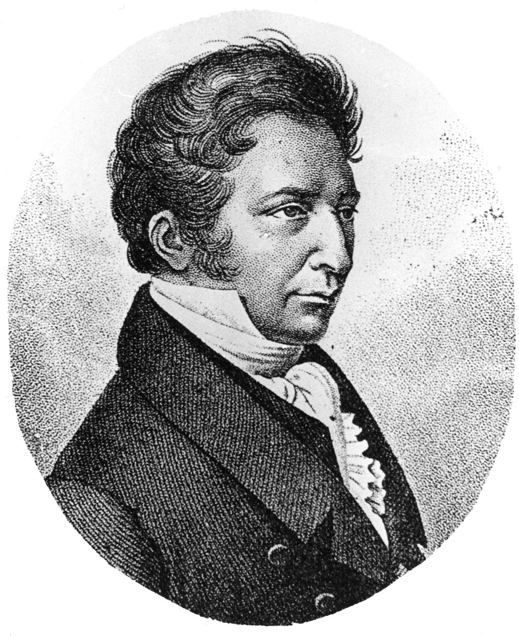 Joseph Louis Gay-Lussac, francuski chemik, fizyk i baloniarz, c1824 autorstwa Unbekannt