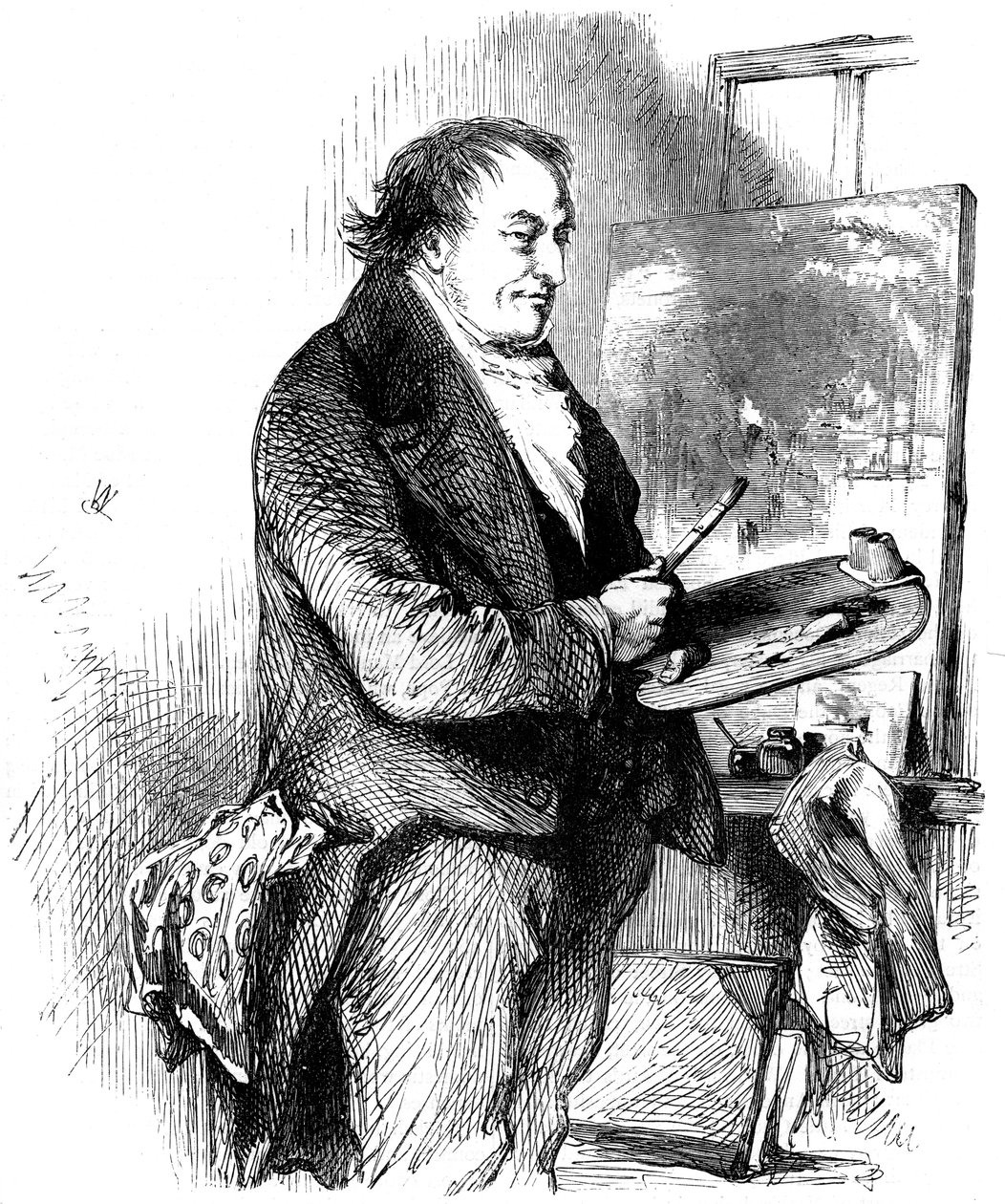 Joseph Mallord William Turner 1775-1851, angielski artysta, 1891 autorstwa Unbekannt
