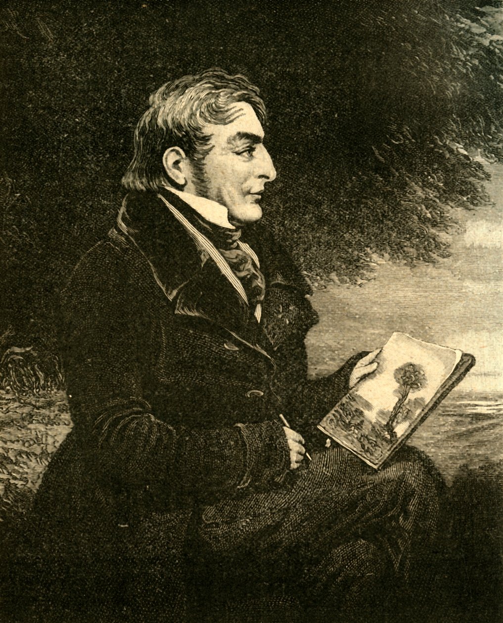 Joseph Mallord William Turner, malarz angielski, ok. 1840 ok. 1890. autorstwa Unbekannt