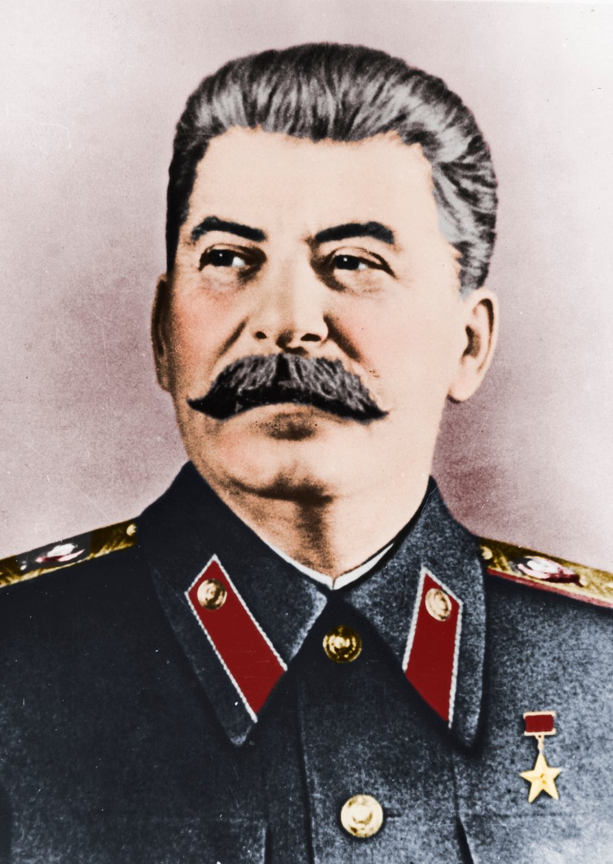 Józef Stalin 1879-1953, przywódca sowiecki, lata 40. XX wieku. autorstwa Unbekannt