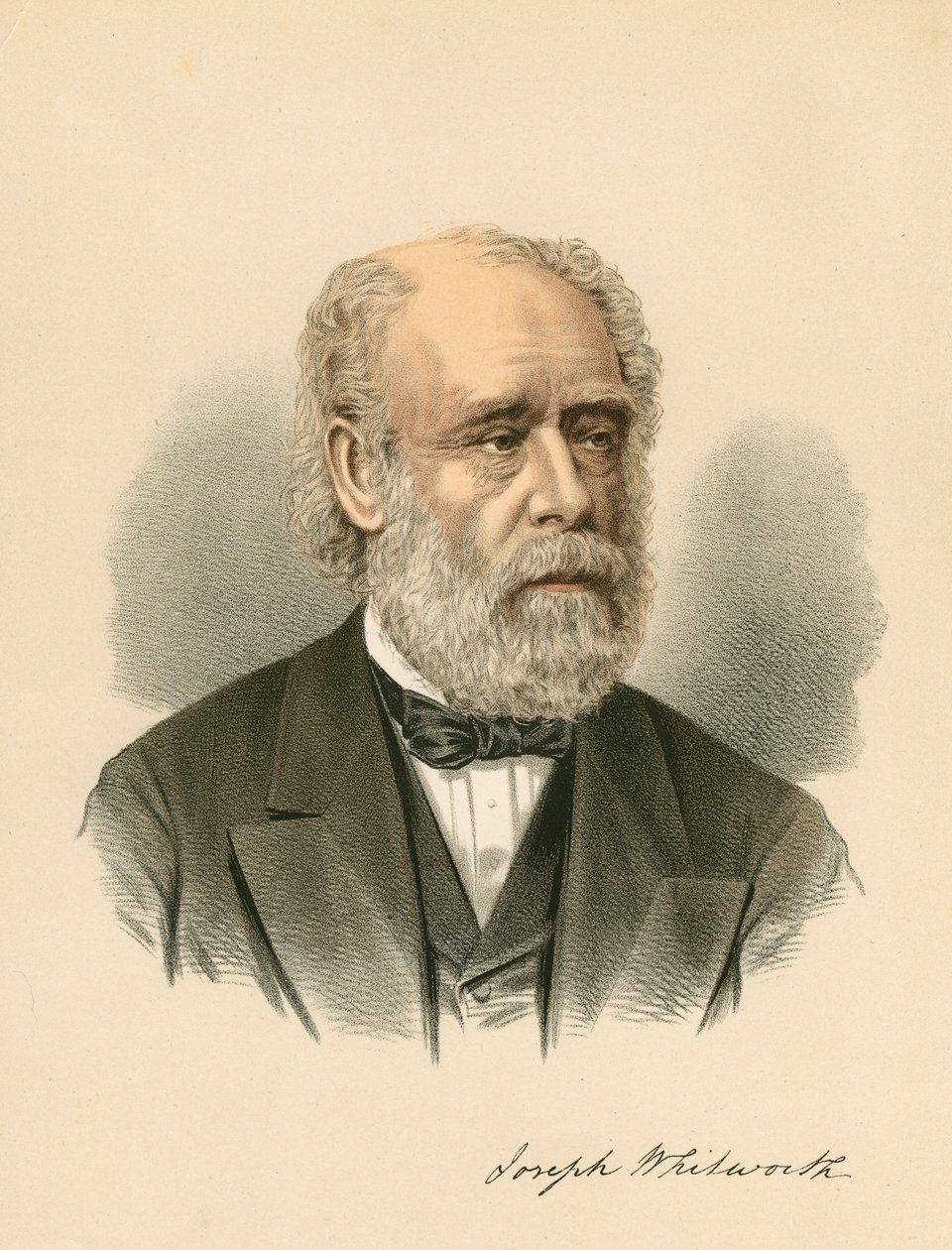 Joseph Whitworth, brytyjski inżynier i wynalazca, ok. 1880 r. autorstwa Unbekannt