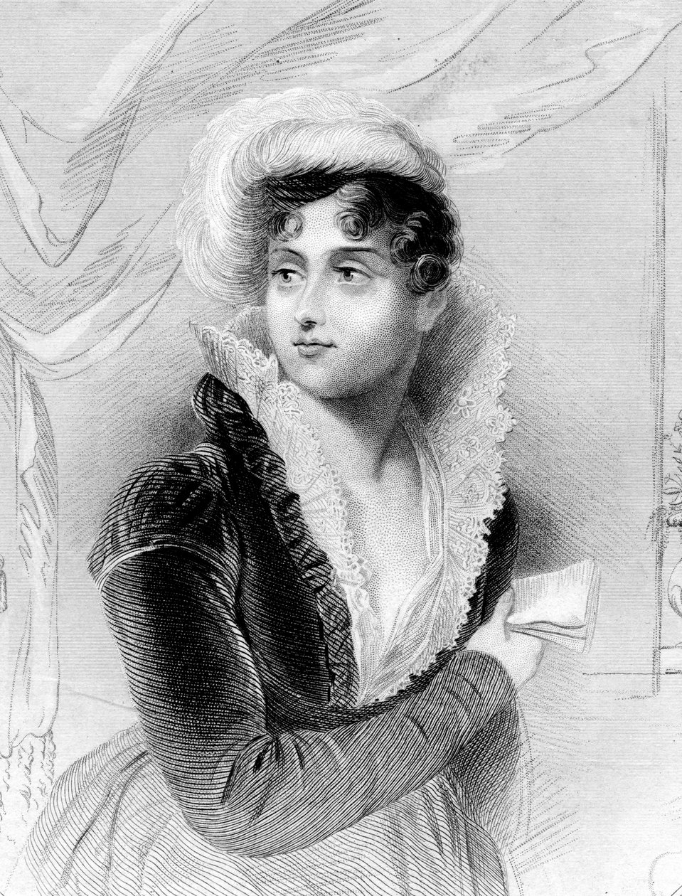 Joséphine de Beauharnais, pierwsza żona Napoleona Bonaparte i cesarzowej Francji, XIX w. autorstwa Unbekannt