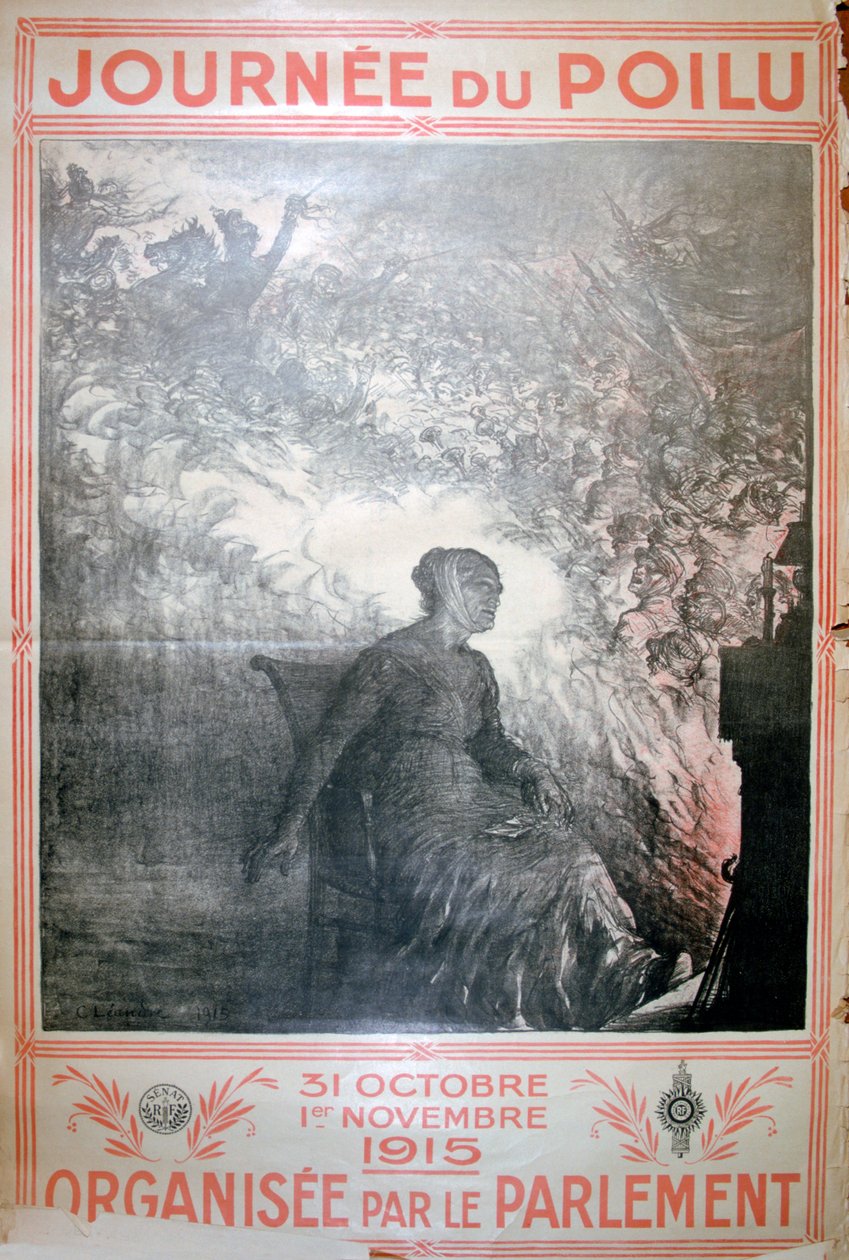 Hairy Day, 31 października-1 listopada 1915, francuski plakat I wojny światowej, 1915 autorstwa Unbekannt