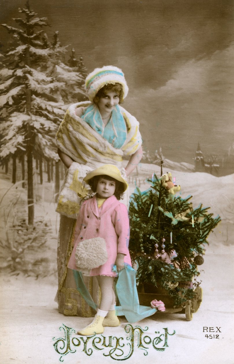 Wesołych Świąt, ok. 1900-1929 autorstwa Unbekannt