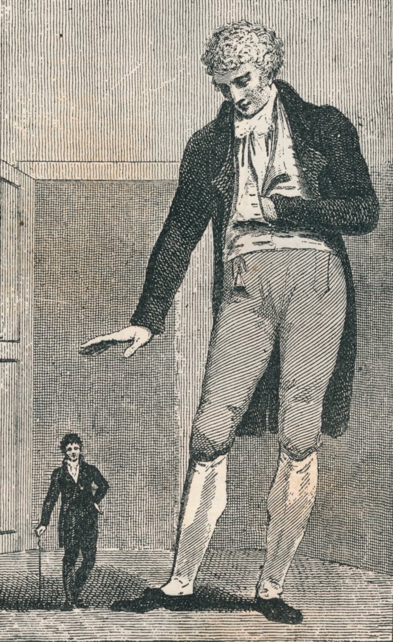 Józef Boruwlaski 1739-1837 i Patrick Cotter OBrien 1760-1806, c1780 1894 autorstwa Unbekannt