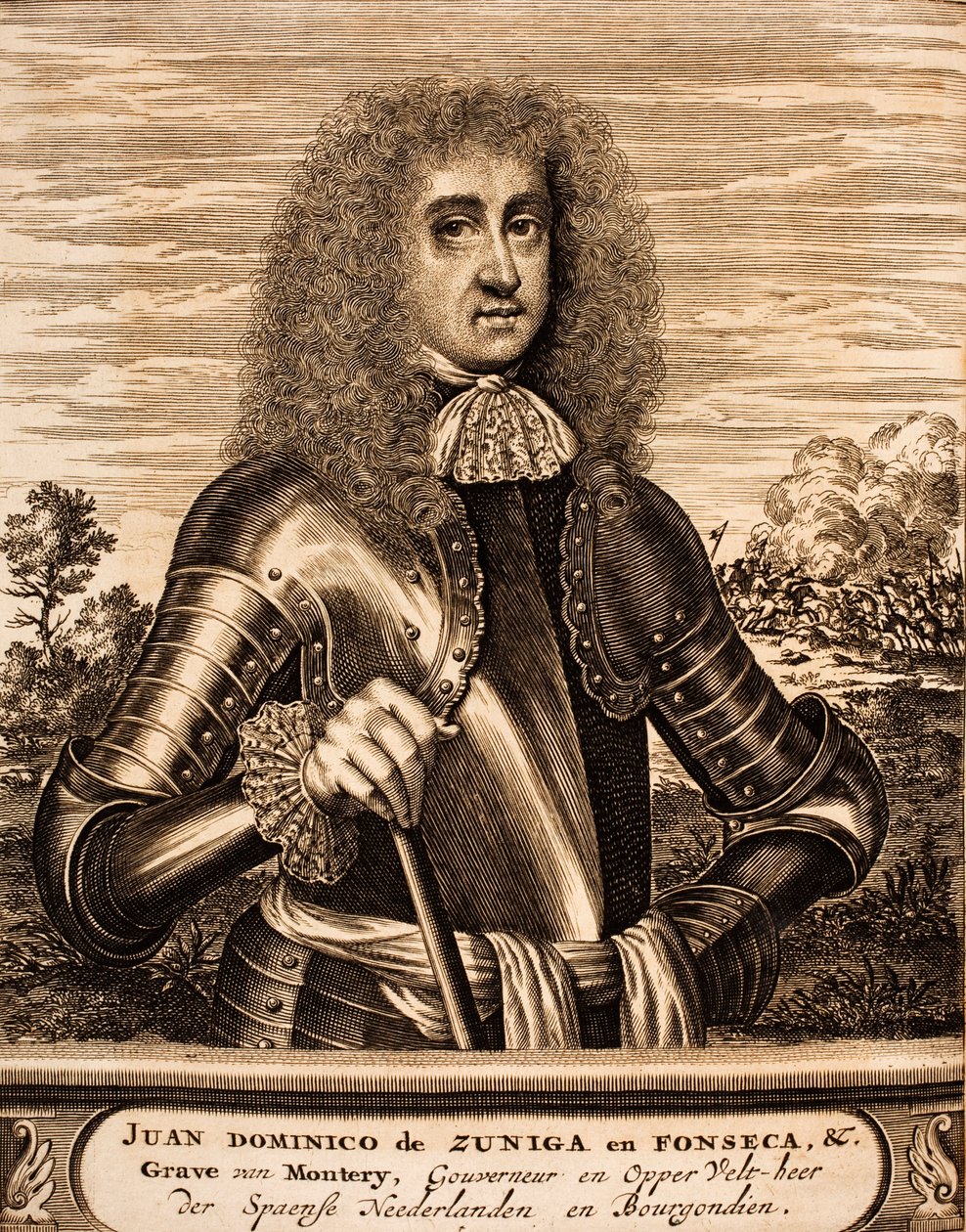 Juan Domingo de Zúñiga y Fonseca, hrabia Monterrey 1640-1716, 1675. autorstwa Unbekannt