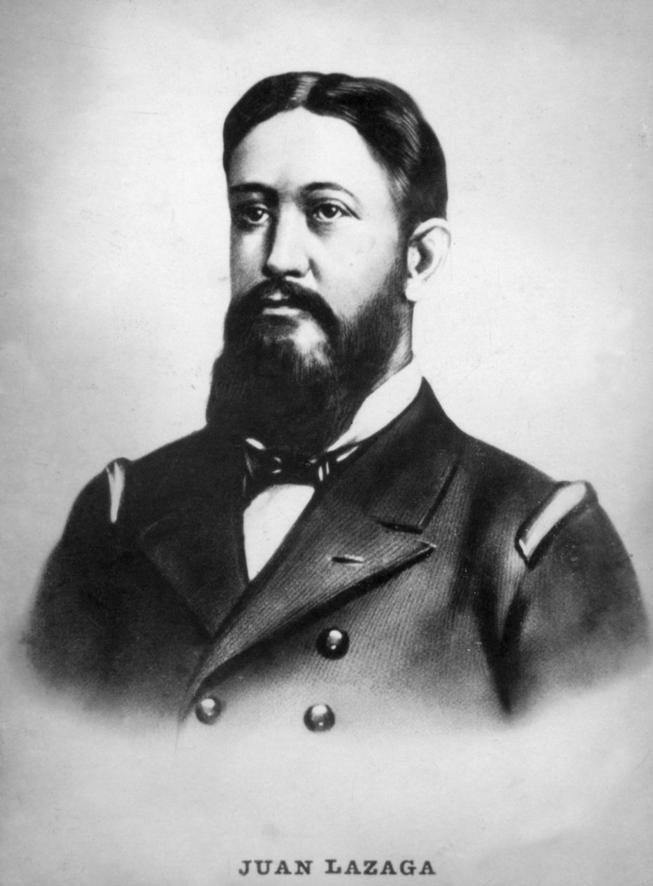 Juan Lazaga 1845-1898, kapitan marynarki hiszpańskiej podczas wojny hiszpańsko-amerykańskiej, c1910 autorstwa Unbekannt