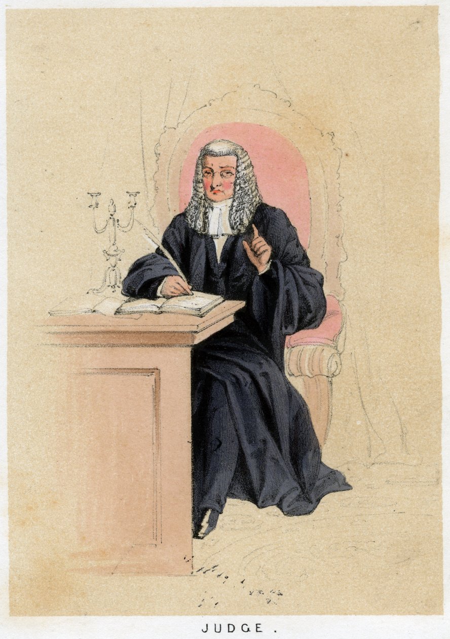 Sędzia, 1855 autorstwa Unbekannt