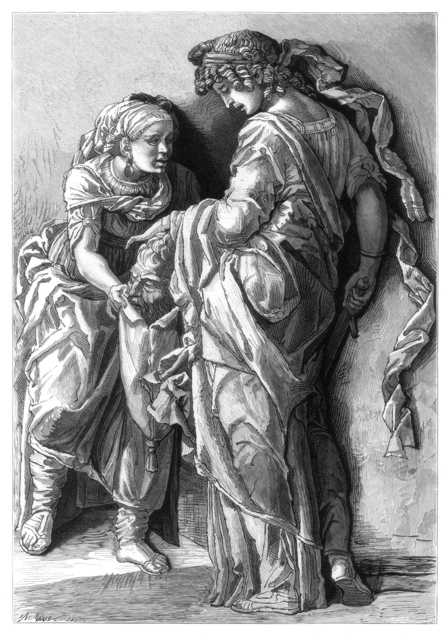 Judyta i Holofernes, 1870 autorstwa Unbekannt