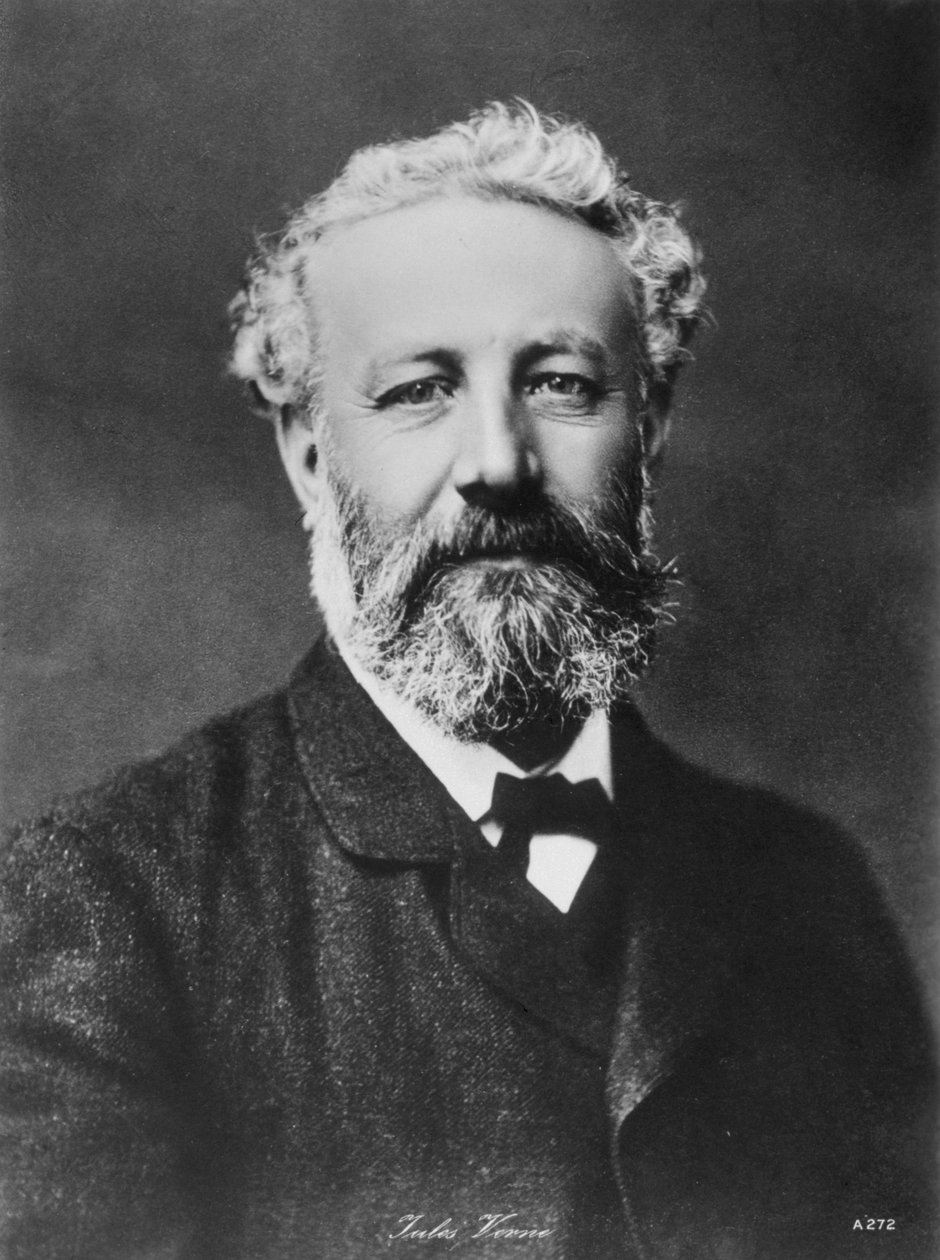 Jules Verne, francuski autor przygód i science fiction, koniec XIX wieku autorstwa Unbekannt