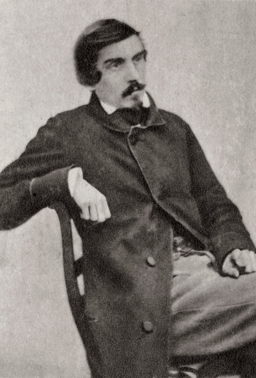 Jules de Goncourt, francuski pisarz, 1868 autorstwa Unbekannt