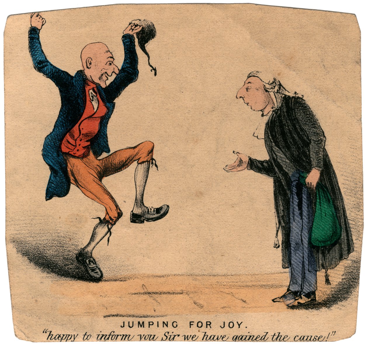 Jumping for Joy - z przyjemnością informujemy Pana, że osiągnęliśmy cel! autorstwa Unbekannt