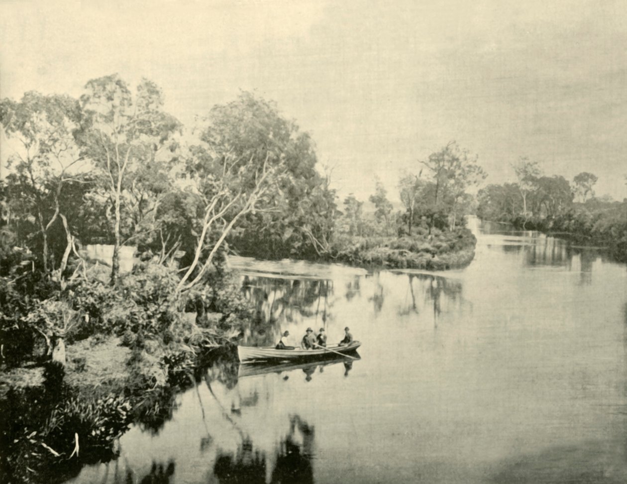 Skrzyżowanie rzek Glengarry i Thompson, Wiktoria, 1901. autorstwa Unbekannt