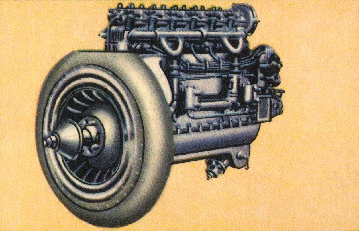 Silnik samolotowy Junkers L 1, 80 koni mechanicznych, 1932. autorstwa Unbekannt