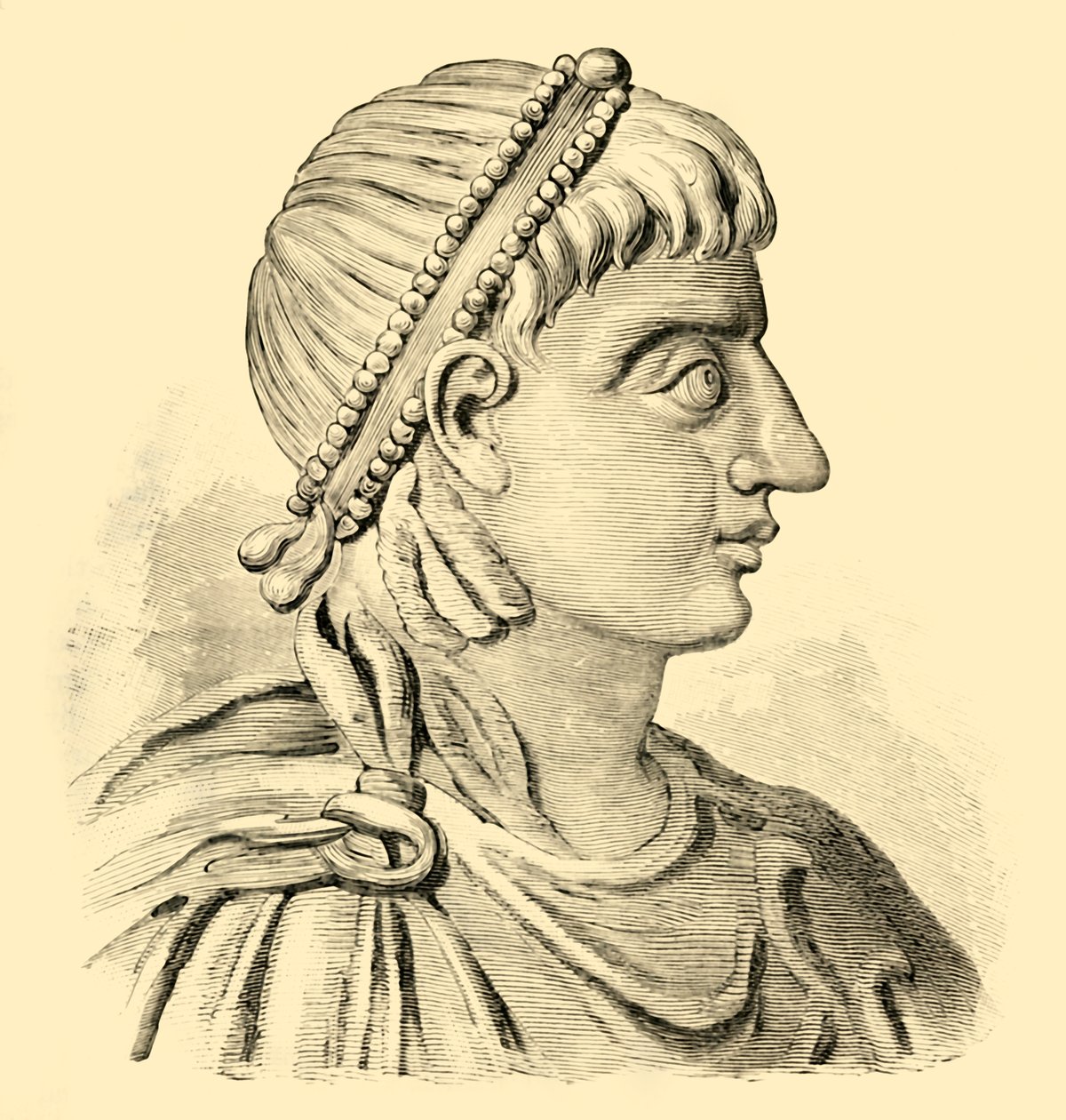 Justynian, VI w., 1890 r. autorstwa Unbekannt