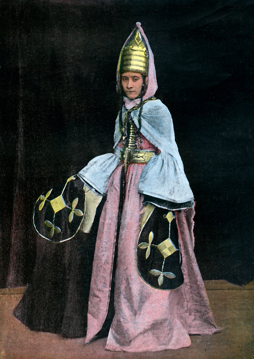 Kobieta kabardyńska, ok. 1890 r. autorstwa Unbekannt