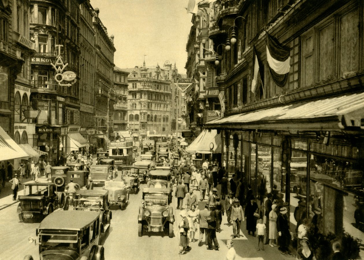 Karntner Strasse, Wiedeń, Austria, ok. 1935. autorstwa Unbekannt
