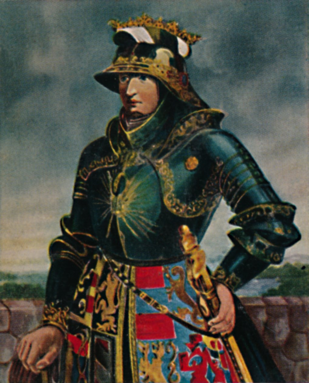 Cesarz Maksymilian I 1459-1519 - obraz Rubensa, 1934. autorstwa Unbekannt