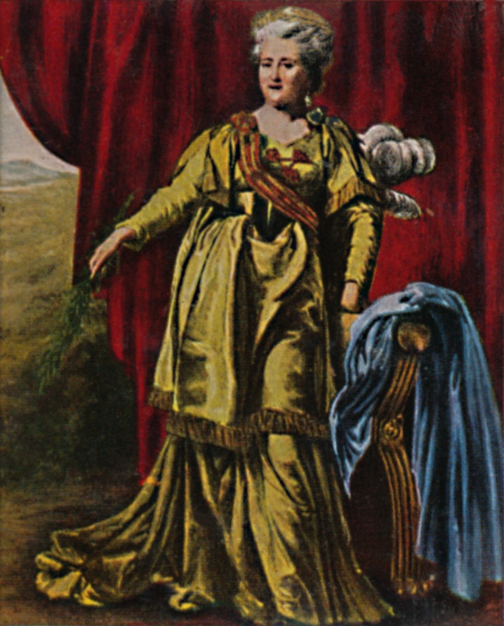 Cesarzowa Katarzyna II Rosji 1729-1796. - Obraz Lewitzky